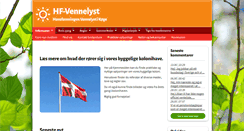 Desktop Screenshot of hf-vennelyst.dk